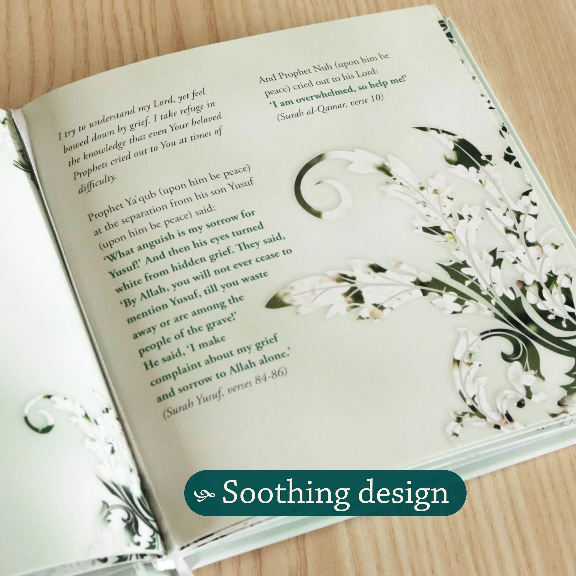 Inside Page of A Gift for the Bereaved Parent by Zamir Hussain. Muslim child loss guide by Ta-Ha Publishers