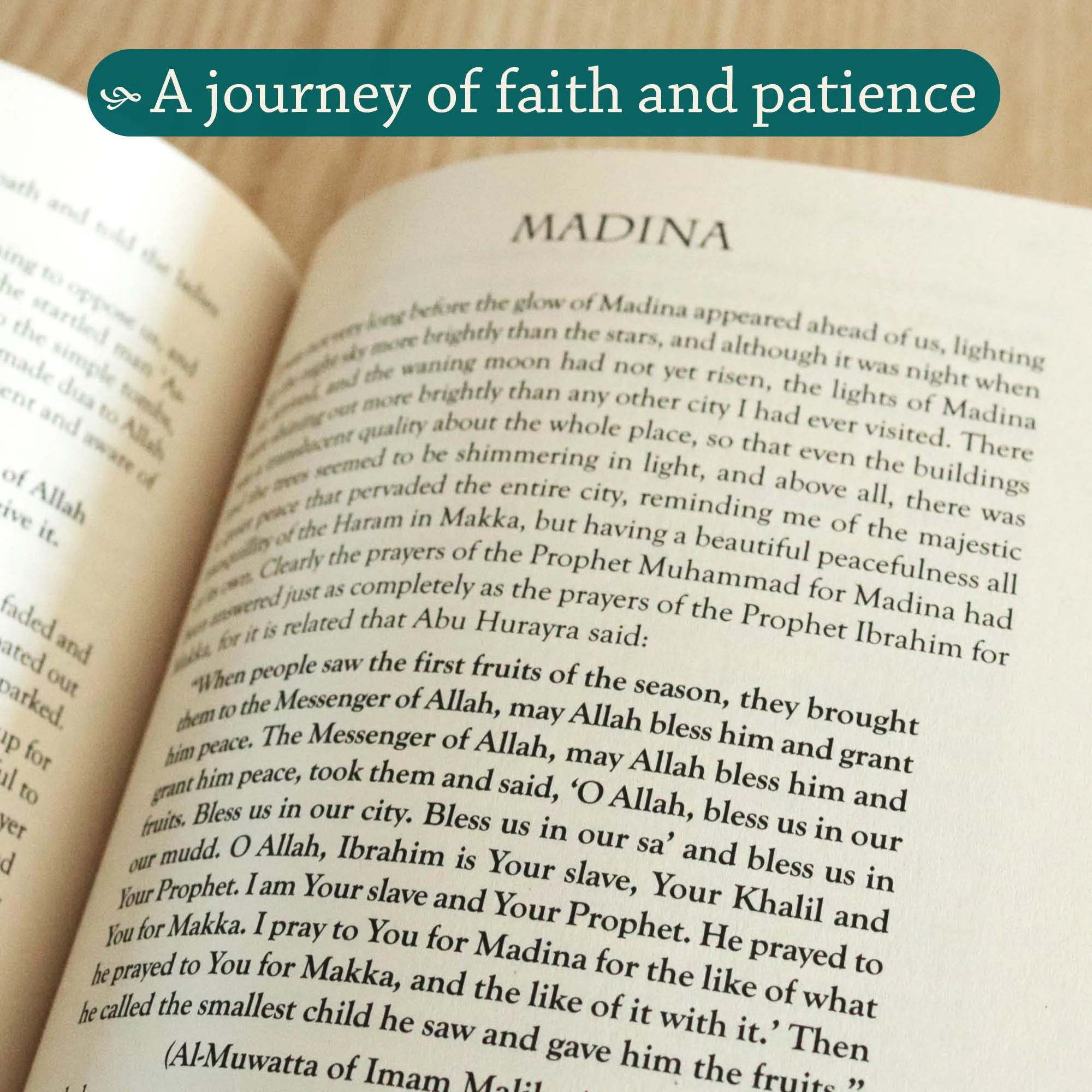 Inside Page of The Difficult Journey by Ahmad Thomson. Hajj travelogue by Ta-Ha Publishers