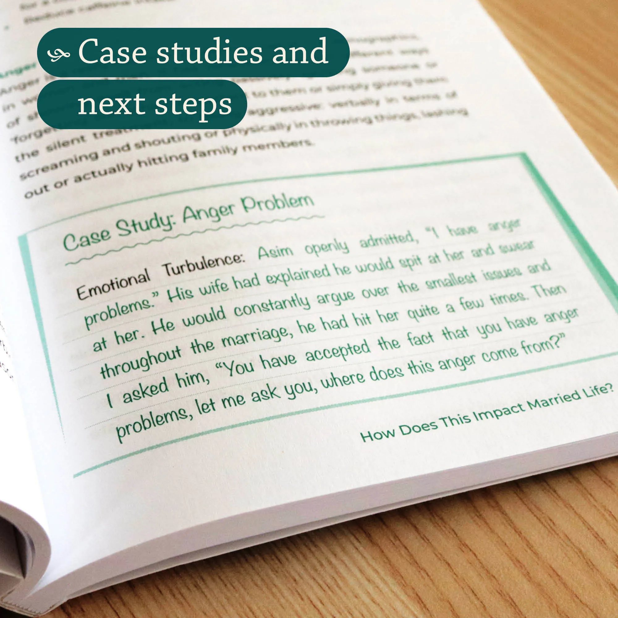 Inside page case study of Secrets to Successful Families by Afshan Khan. Islamic family guide by Ta-Ha Publishers