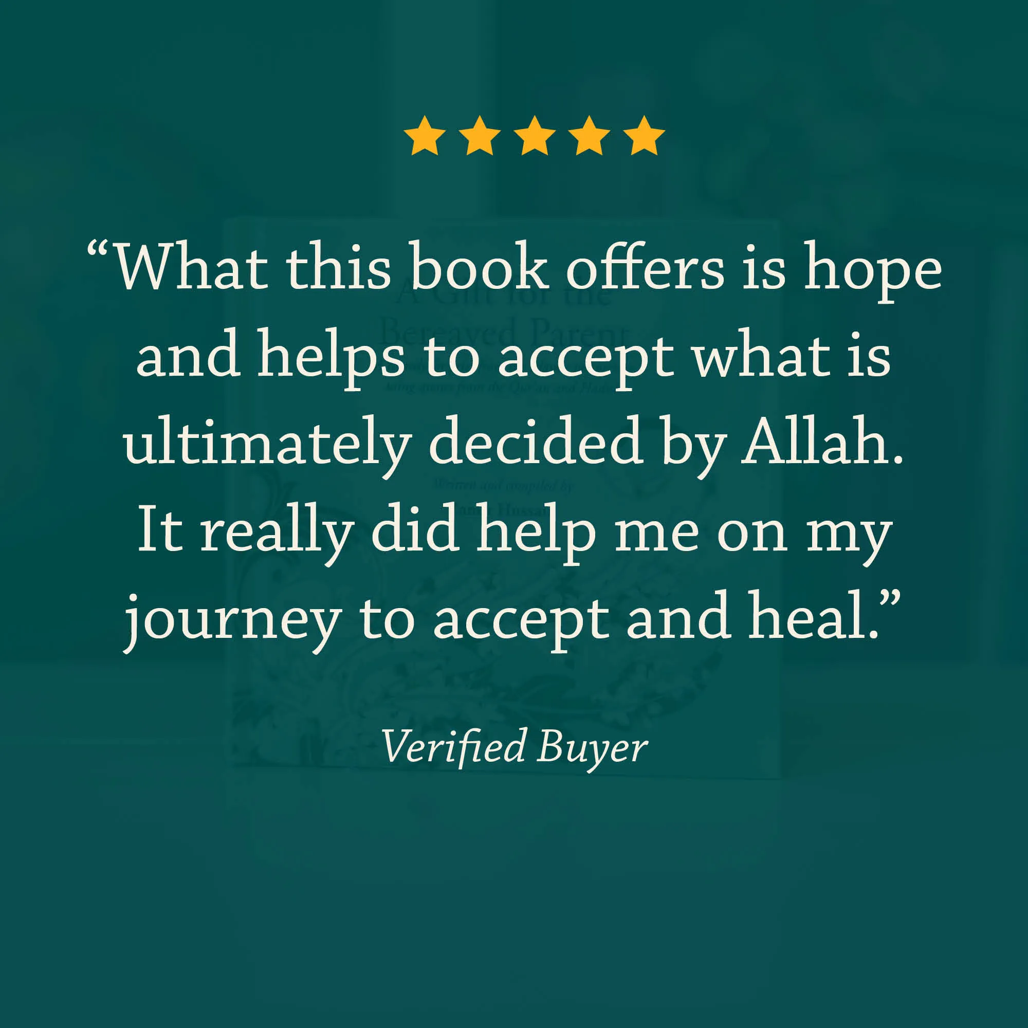 Book Review of A Gift for the Bereaved Parent by Zamir Hussain. Muslim child loss guide by Ta-Ha Publishers