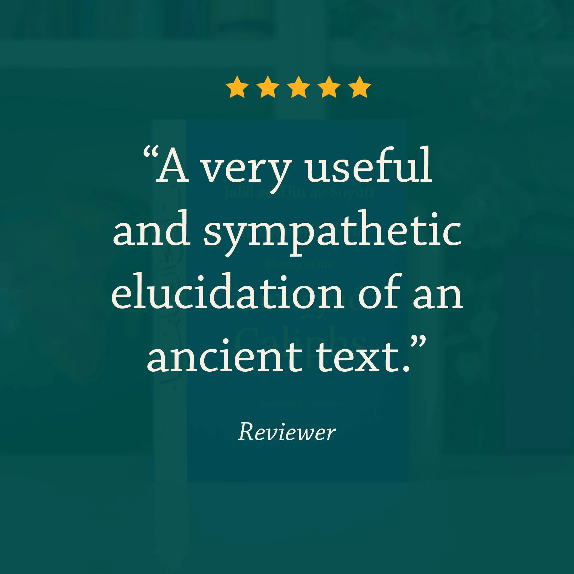 Book Review of History of the Umayyad Caliphs by As-Suyuti, TS Andersson. Tarikh al-Khulafa by Ta-Ha Publishers