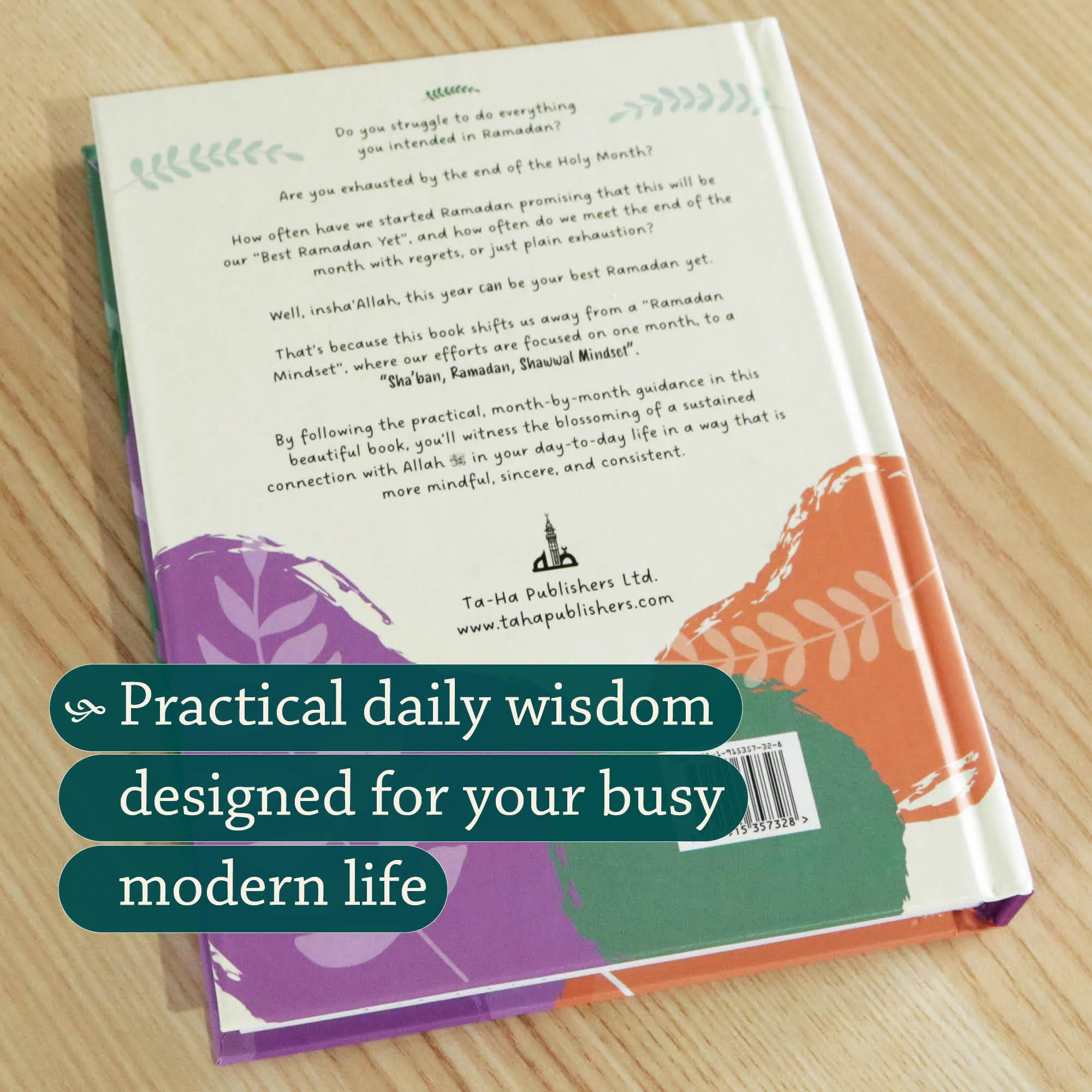 Back Cover of Sha‘ban, Ramadan, Shawwal by Nabeelah Niaz. Ramadan guide for women by Ta-Ha Publishers