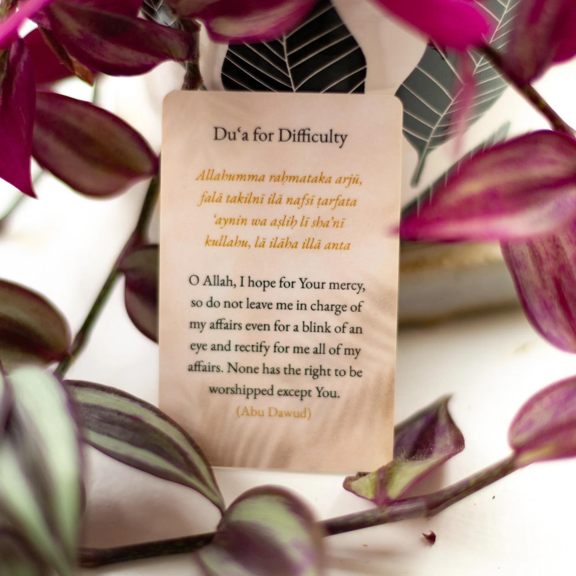Du‘a for Difficulty Card